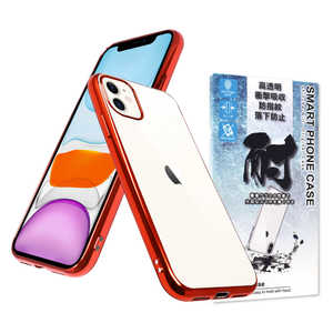 shizukawill iPhone 11 �T�C�h���b�L���H TPU �N���A�P�[�X ���b�h×�N���A APIP11CLRE
