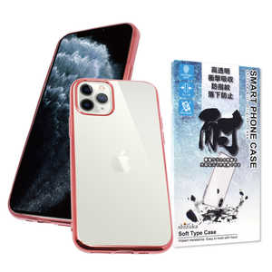 SHIZUKAWILL iPhone 11 Pro Max サイドメッキ加工 TPU クリアケース ローズ×クリア APIP11PMCLRO SHIZUKAWILL iPhone 11 Pro Max サイドメッキ加工 TPU クリアケース ローズ×クリア APIP11PMCLRO