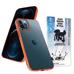 SHIZUKAWILL iPhone 12 Pro Max サイドメッキ加工 TPU クリアケース ローズ×クリア APIP12PMCLRO