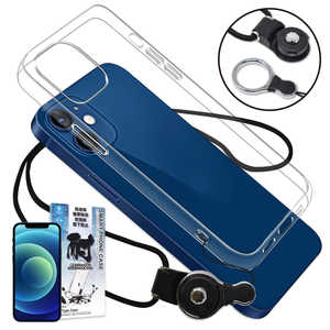 SHIZUKAWILL iPhone 12 mini ストラップホール付 TPU クリアケース クリア APIP12CL SHIZUKAWILL iPhone 12 mini ストラップホール付 TPU クリアケース クリア APIP12CL