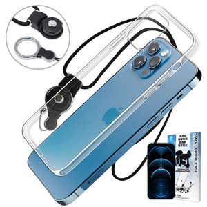 SHIZUKAWILL iPhone 12/12Pro ストラップホール付 TPU クリアケース クリア APIP12PCL SHIZUKAWILL iPhone 12/12Pro ストラップホール付 TPU クリアケース クリア APIP12PCL