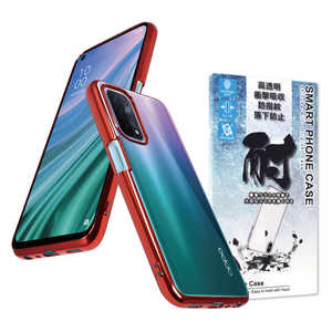 shizukawill OPPO A54 OPG02 サイドメッキ ケース カバー クリアケース レッド×クリア OPA54CLRE shizukawill OPPO A54 OPG02 サイドメッキ ケース カバー クリアケース レッド×クリア OPA54CLRE