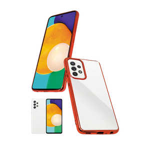shizukawill Galaxy A52 5G �T�C�h���b�L���H TPU �N���A�P�[�X ���b�h×�N���A SAGAA52CLRE