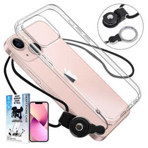 SHIZUKAWILL iPhone13 mini ストラップホール付 TPU ケース クリア APIP13MCL SHIZUKAWILL iPhone13 mini ストラップホール付 TPU ケース クリア APIP13MCL