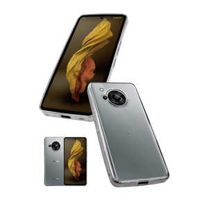 SHIZUKAWILL AQUOS R7 SH-52C A202SH サイドメッキ加工 ケース シルバークリア SHAQR7CLSR