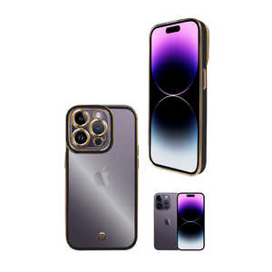 shizukawill iPhone14 Pro �T�C�h���b�L���H ���b�L2 �N���A�P�[�X Black ���F 1���� APIP14PCL2BK