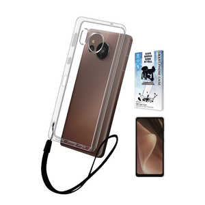 SHIZUKAWILL AQUOS sense7 plus ストラップホール付 TPU クリアケース SHAQSE7PCL SHIZUKAWILL AQUOS sense7 plus ストラップホール付 TPU クリアケース SHAQSE7PCL