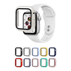 SHIZUKAWILL Apple Watch SE2 / SE / 4 / 5 / 6 40mm 保護カバー ホワイト APWA40CVWH