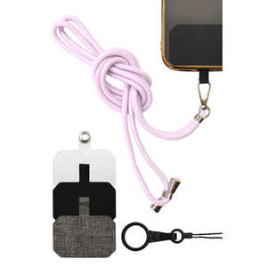 SHIZUKAWILL スマホショルダーストラップスタイルコネクト グレープシャーベット Shizukawill ACSTSCPASTEL02