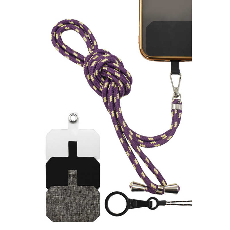 SHIZUKAWILL SHIZUKAWILL スマホショルダーストラップスタイルコネクト レモンスカッシュ Shizukawill ACSTSCJUMBLE14 ACSTSCJUMBLE14