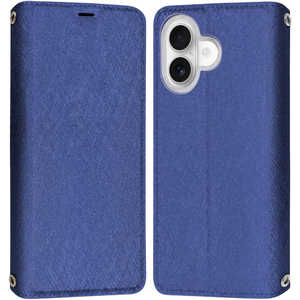 shizukawill iPhone17 手帳型 スリム手帳 ケース カバー DeepBlue APIP17SLDEBL