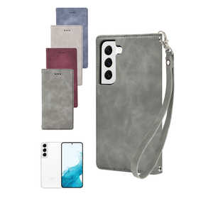 shizukawill Galaxy S22 SC-51C SCG13 手帳型 ケース アイファンデ2 Shizukawill フロスティグレー SAGAS22IF2FG