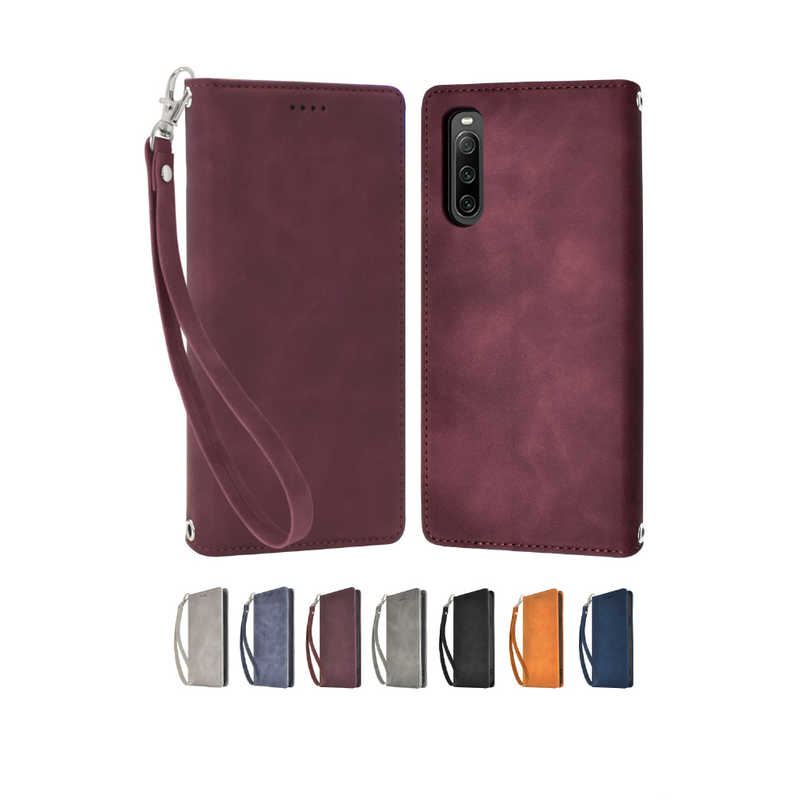 SHIZUKAWILL SHIZUKAWILL Xperia 10 IV 手帳型 ケース アイファンデ2 Crimson SOX10M4IF2CR SOX10M4IF2CR