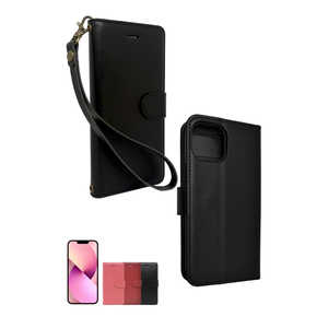 shizukawill iPhone13 mini �蒠�^ �O���C�X�P�[�X �X�g���b�v�t�� �X�g���b�v�z�[�� ���b�`�u���b�N APIP13MSIBK
