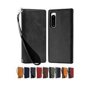 SHIZUKAWILL Xperia5 IV 手帳型 本革調ケース ブラック SOX5M4BLACK SHIZUKAWILL Xperia5 IV 手帳型 本革調ケース ブラック SOX5M4BLACK
