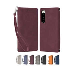 shizukawill Xperia 5 IV 手帳型 ケース アイファンデ2 Crimson SOX5M4IF2CR shizukawill Xperia 5 IV 手帳型 ケース アイファンデ2 Crimson SOX5M4IF2CR