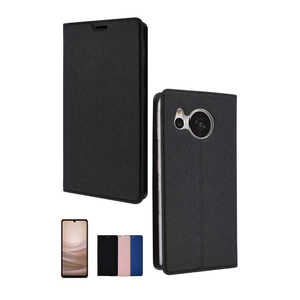 SHIZUKAWILL AQUOS sense7 手帳型 スリムケース Black SHAQSE7SLBK SHIZUKAWILL AQUOS sense7 手帳型 スリムケース Black SHAQSE7SLBK