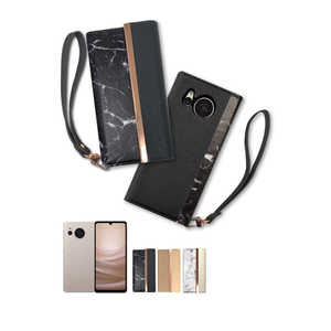 shizukawill AQUOS sense7 SH-53C SHG10 手帳型 アイファンデ Shizukawill SHAQSE7CABK