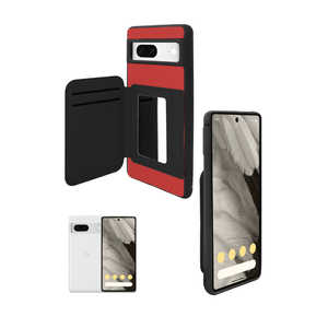 shizukawill Google Pixel7 �~���[�P�[�X �A�C�i Red��Black GOPI7AYRB