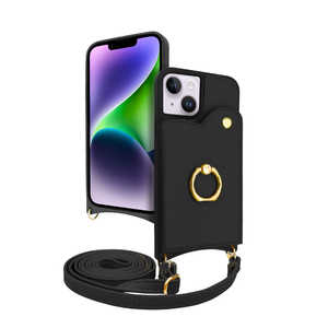 shizukawill iPhone 14 ショルダーケース アイファンデ5 フルール カフェブラック APIP14IF53BK shizukawill iPhone 14 ショルダーケース アイファンデ5 フルール カフェブラック APIP14IF53BK
