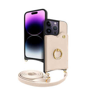 SHIZUKAWILL iPhone 14 Pro ショルダーケース アイファンデ5 フルール APIP14PIF53PI SHIZUKAWILL iPhone 14 Pro ショルダーケース アイファンデ5 フルール APIP14PIF53PI