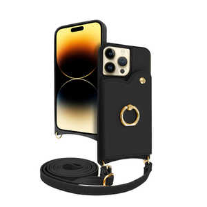 SHIZUKAWILL iPhone 14 Pro Max ショルダーケース アイファンデ5 フルール カフェブラック APIP14PMIF53BK SHIZUKAWILL iPhone 14 Pro Max ショルダーケース アイファンデ5 フルール カフェブラック APIP14PMIF53BK