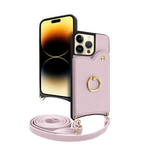SHIZUKAWILL iPhone 14 Pro Max ショルダーケース アイファンデ5 フルール APIP14PMIF53PU SHIZUKAWILL iPhone 14 Pro Max ショルダーケース アイファンデ5 フルール APIP14PMIF53PU