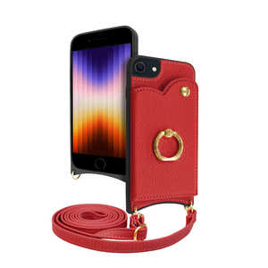 shizukawill iPhone SE(第3/2世代) 8/7 ショルダーケース アイファンデ5 フルール APIPSE2IF53RE