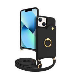 SHIZUKAWILL iPhone 13 ショルダーケース アイファンデ5 フルール カフェブラック APIP13IF53BK SHIZUKAWILL iPhone 13 ショルダーケース アイファンデ5 フルール カフェブラック APIP13IF53BK