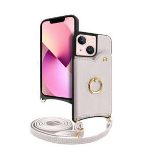 SHIZUKAWILL iPhone 13 mini ショルダーケース アイファンデ5 フルール APIP13MIF53GR SHIZUKAWILL iPhone 13 mini ショルダーケース アイファンデ5 フルール APIP13MIF53GR