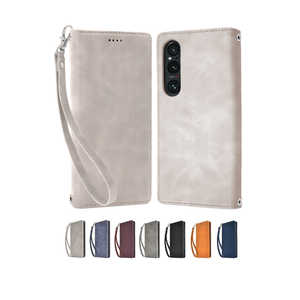 SHIZUKAWILL Xperia 1 v 手帳型 ケース アイファンデ2 グレー SOX1M5IF2GR SHIZUKAWILL Xperia 1 v 手帳型 ケース アイファンデ2 グレー SOX1M5IF2GR