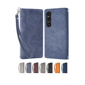 SHIZUKAWILL Xperia 1 v 手帳型 ケース アイファンデ2 ブルー SOX1M5IF2BL SHIZUKAWILL Xperia 1 v 手帳型 ケース アイファンデ2 ブルー SOX1M5IF2BL
