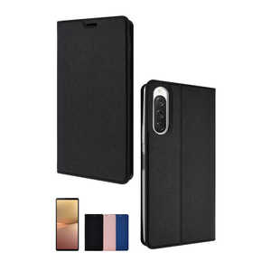 SHIZUKAWILL Xperia10 V 手帳型 スリムケース ブラック SOX10M5SLBK SHIZUKAWILL Xperia10 V 手帳型 スリムケース ブラック SOX10M5SLBK
