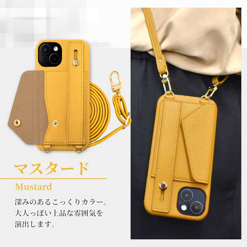 SHIZUKAWILL SHIZUKAWILL iPhone 15 ショルダーケース アイファンデ5 ストリートモード Shizukawill APIP15IF51WH APIP15IF51WH