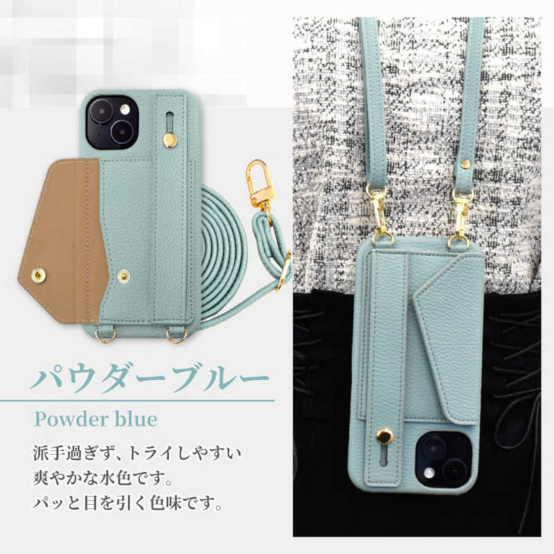 SHIZUKAWILL SHIZUKAWILL iPhone 15 ショルダーケース アイファンデ5 ストリートモード Shizukawill APIP15IF51WH APIP15IF51WH