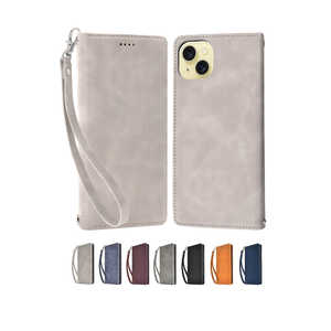 shizukawill iPhone15 Plus �蒠�^ �P�[�X �A�C�t�@���f2 �O���[ APIP15MIF2GR
