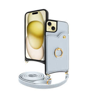 shizukawill iPhone15 Plus V_[P[X ACt@f5 t[ ltBu[ APIP15MIF53NB