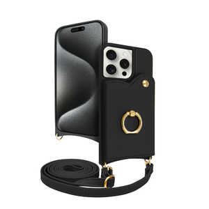 shizukawill iPhone15 Pro �V�����_�[�P�[�X �A�C�t�@���f5 �t���[�� �J�t�F�u���b�N APIP15PIF53BK