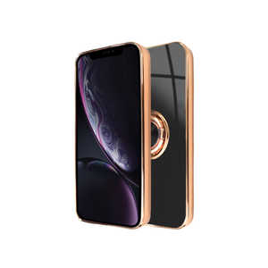 SHIZUKAWILL iPhone XR リング付キケース グリッティア Shizukawill APIPXRCL5BK