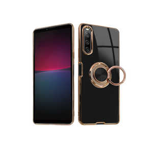 SHIZUKAWILL Xperia10 IV リング付キケース グリッティア SOX10M4CL5BK SHIZUKAWILL Xperia10 IV リング付キケース グリッティア SOX10M4CL5BK