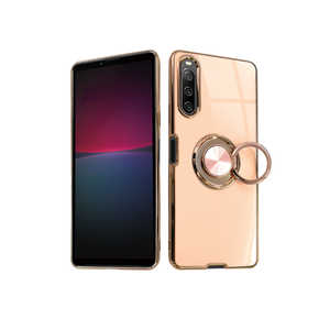 SHIZUKAWILL Xperia10 IV リング付キケース グリッティア SOX10M4CL5PI
