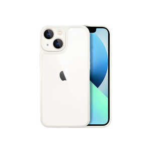 shizukawill iPhone 13 パステルライン TPUケース ミルク APIP13HI3WH