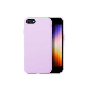 SHIZUKAWILL iPhone SE(第3/2世代)8/7 コットンキャンディ シリコンケース パープル APIPSE3FC1PU