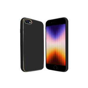 SHIZUKAWILL iPhone SE(第3/2世代)8/7 EleganTone(エレガントーン)ケース ブラック APIPSE3FC2BK