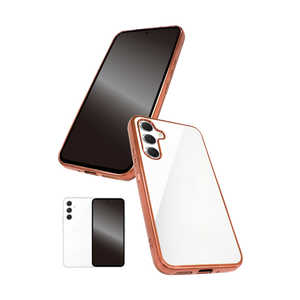 SHIZUKAWILL Galaxy A54 5G SC-53D SCG21 サイドメッキ クリアケース Shizukawill SAGAA54CLRO