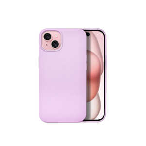 shizukawill iPhone15 コットンキャンディ シリコン ケース パープル APIP15FC1PU