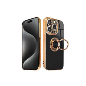 shizukawill iPhone 15 Pro リング付キケース グリッティア Shizukawill APIP15PCL5BK shizukawill iPhone 15 Pro リング付キケース グリッティア Shizukawill APIP15PCL5BK