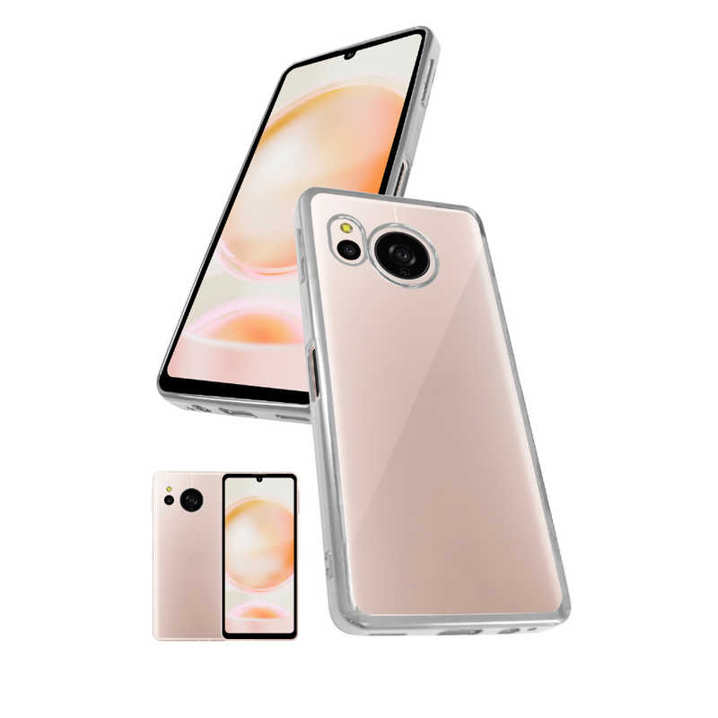 SHIZUKAWILL SHIZUKAWILL AQUOS sense8 SH-54D SHG11 サイドメッキ ケース カバー クリアケース Shizukawill SHAQSE8CLSR SHAQSE8CLSR