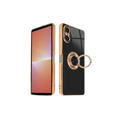 shizukawill Xperia 5 V リング付キケース グリッティア ブライト