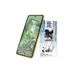 SHIZUKAWILL Google Pixel8a サイドメッキ クリアケース ゴールド×クリア GOPI8ACLGD